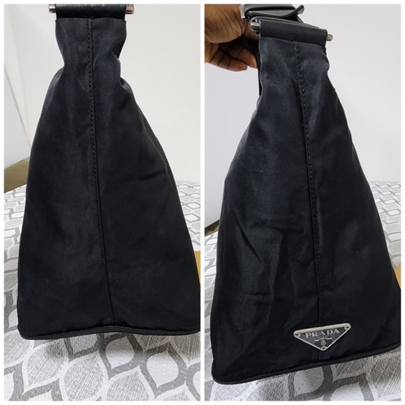 Authentic Prada Tessuto Shoulder Bag Black - Picture 9 of 11